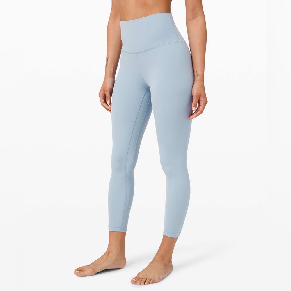 lululemon Align High Rise Crop 23” Chambray